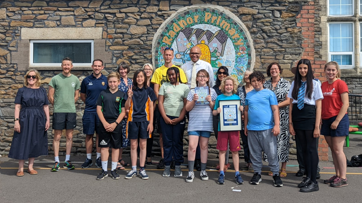Radnor Primary in Canton, Cardiff, are the second school in Wales to achieve the Walk Wheel Cycle Trust in Wales Gold Active Travel School Award for their dedication to active travel.