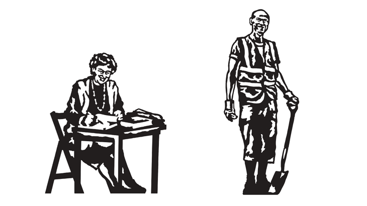 Illustrations of the heroes being celebrated in Abingdon through Walk Wheel Cycle Trust's Portrait Benches project