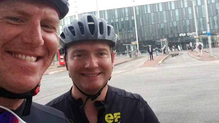 Trev (right) and Olie's (left) from MediaKind. Photo credit: Trevor Cullen and Olie Baumann.