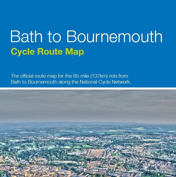 Cover of Bath to Bournemouth Cycle Route Map