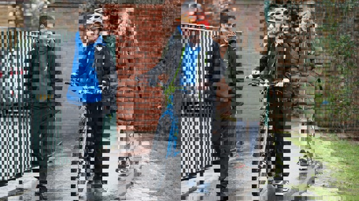 Pupils travelling to school