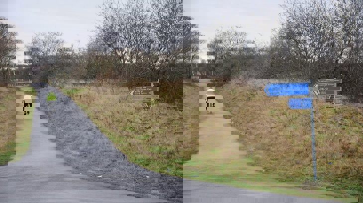 cyclist on Castleford Greenway