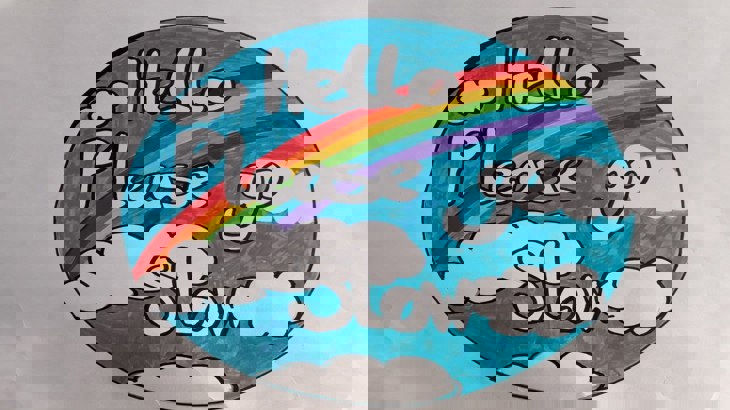 school drawing slow down