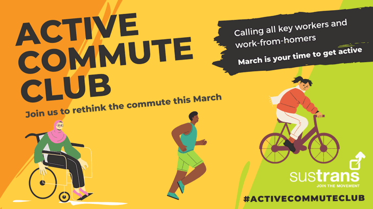 Active Commute Club: Join us to rethink the commute this March