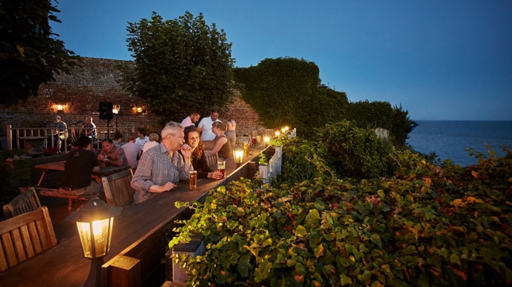 Balcony of Kent in the evening