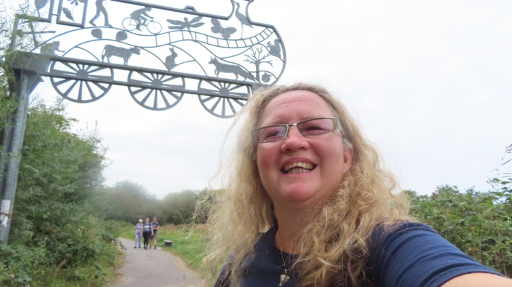 Amanda Baldwin on Strawberry Line, Yatton