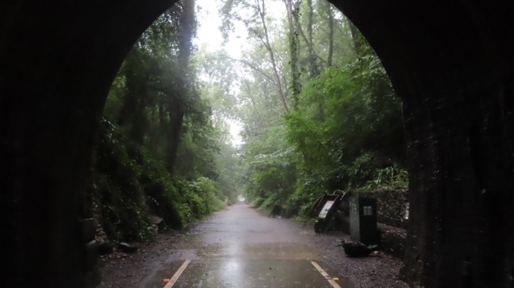 Shute Shelf Tunnel, Strawberry Line, Axbridge